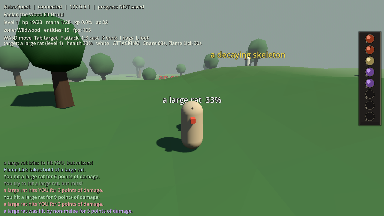 A character casting a spell with the spellbook open